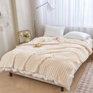 PĂTURĂ DUBLĂ PUFOASĂ 180X200 CM