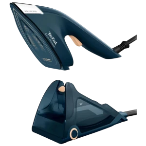 Fier de călcat cu generator de abur tefal jf4032e0, 1700w, albastru