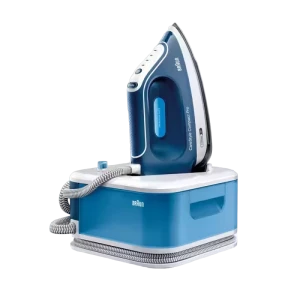 Утюг с парогенератором braun is2565bl, 2400вт, синий