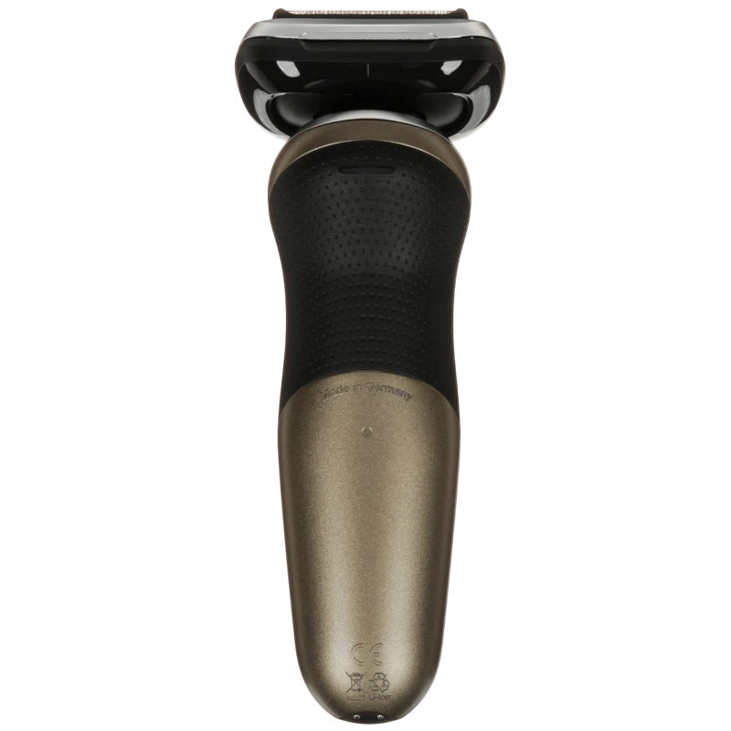 Электробритва мужская braun 72-c1200s, черный | золотистый 7