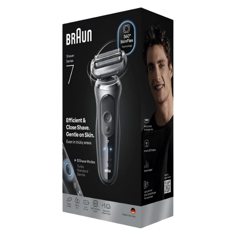 Электробритва мужская braun 72-g1200s, серый 5