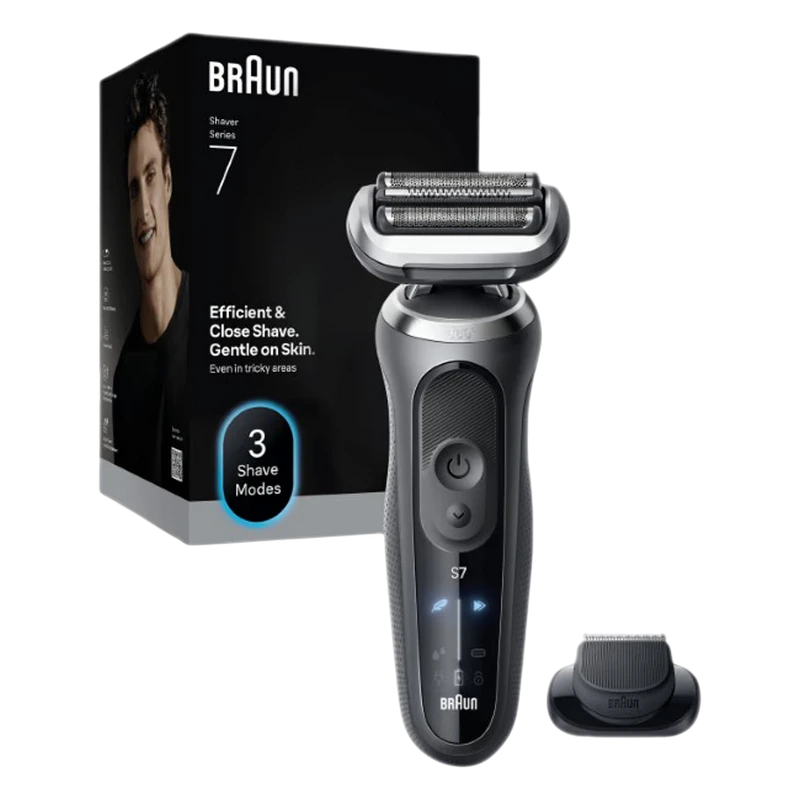 Электробритва мужская braun 72-g1200s, серый 2