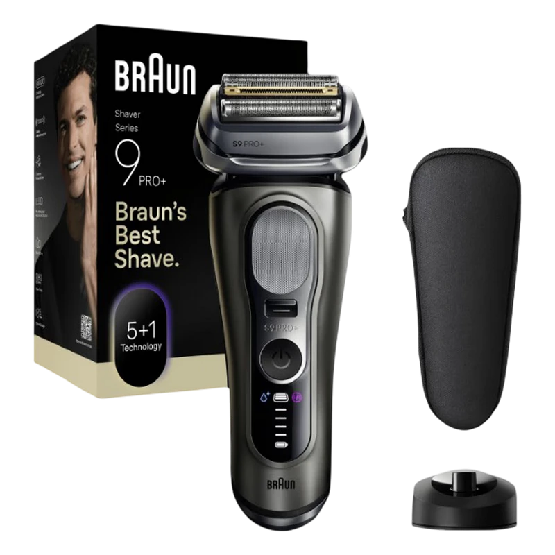 Электробритва мужская braun series 9 pro+ 9615s, серебристый 3