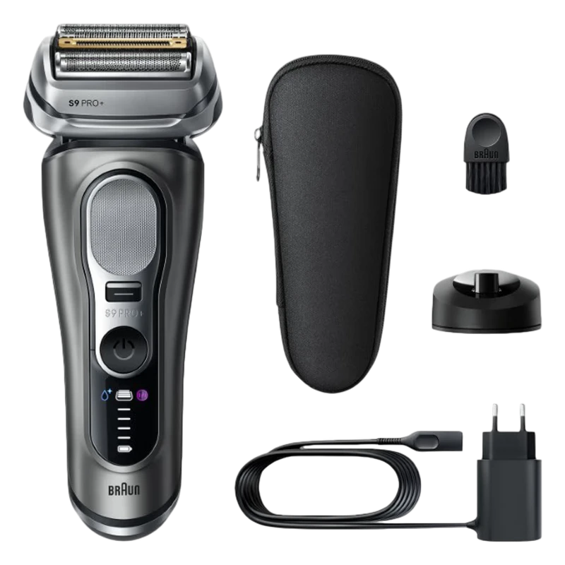 Электробритва мужская braun series 9 pro+ 9615s, серебристый 2