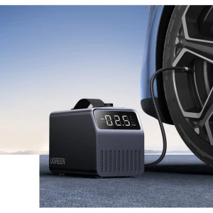 UGREEN Portable Tire Inflator Pro, 4500 mAh Battery, 150 PSI, ET723, Black Thumbnail 2