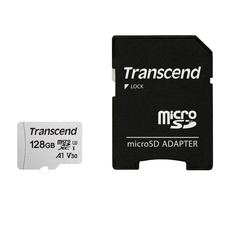 Card de memorie transcend microsdxc class 10, 128gb (ts128gusd300s-a) 2
