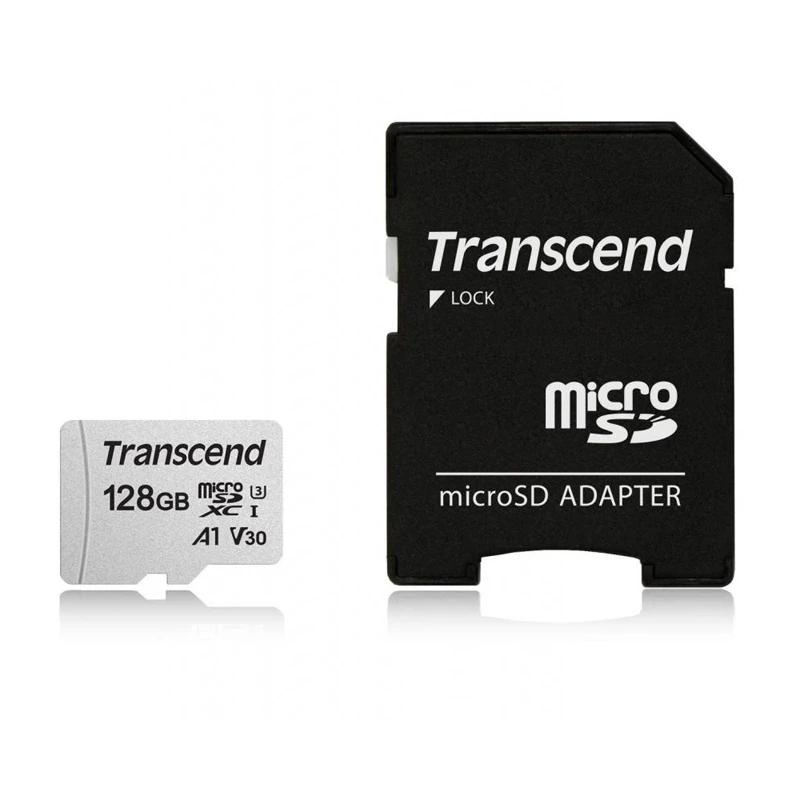 Card de memorie transcend microsdxc class 10, 128gb (ts128gusd300s-a) 2