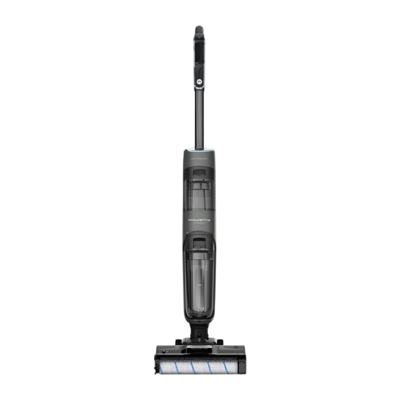 Вертикальный пылесос rowenta x-clean 4 gz5035wo, чёрный | серебристый 4