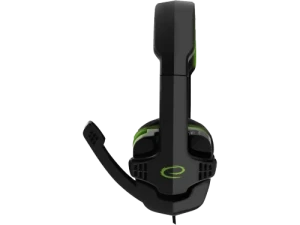 Headset gaming esperanza raven egh310g, green, 2x mini jack 3.5mm, drivers 40mm, volume control, cable length 2m, weight 220g Thumbnail 3