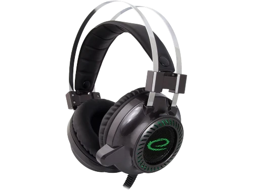 Headset gaming esperanza toxin egh460, green led backlight, 1x mini jack 3.5mm + 1x usb 2.0, drivers 40mm, volume control, cable length 2m, weight 380 2