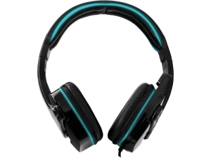 Headset gaming esperanza raven egh310b, black/blue, 2x mini jack 3.5mm, drivers 40mm, volume control, cable length 2m, weight 220g Thumbnail 2