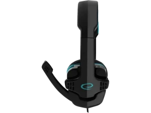 Headset gaming esperanza raven egh310b, black/blue, 2x mini jack 3.5mm, drivers 40mm, volume control, cable length 2m, weight 220g Thumbnail 3