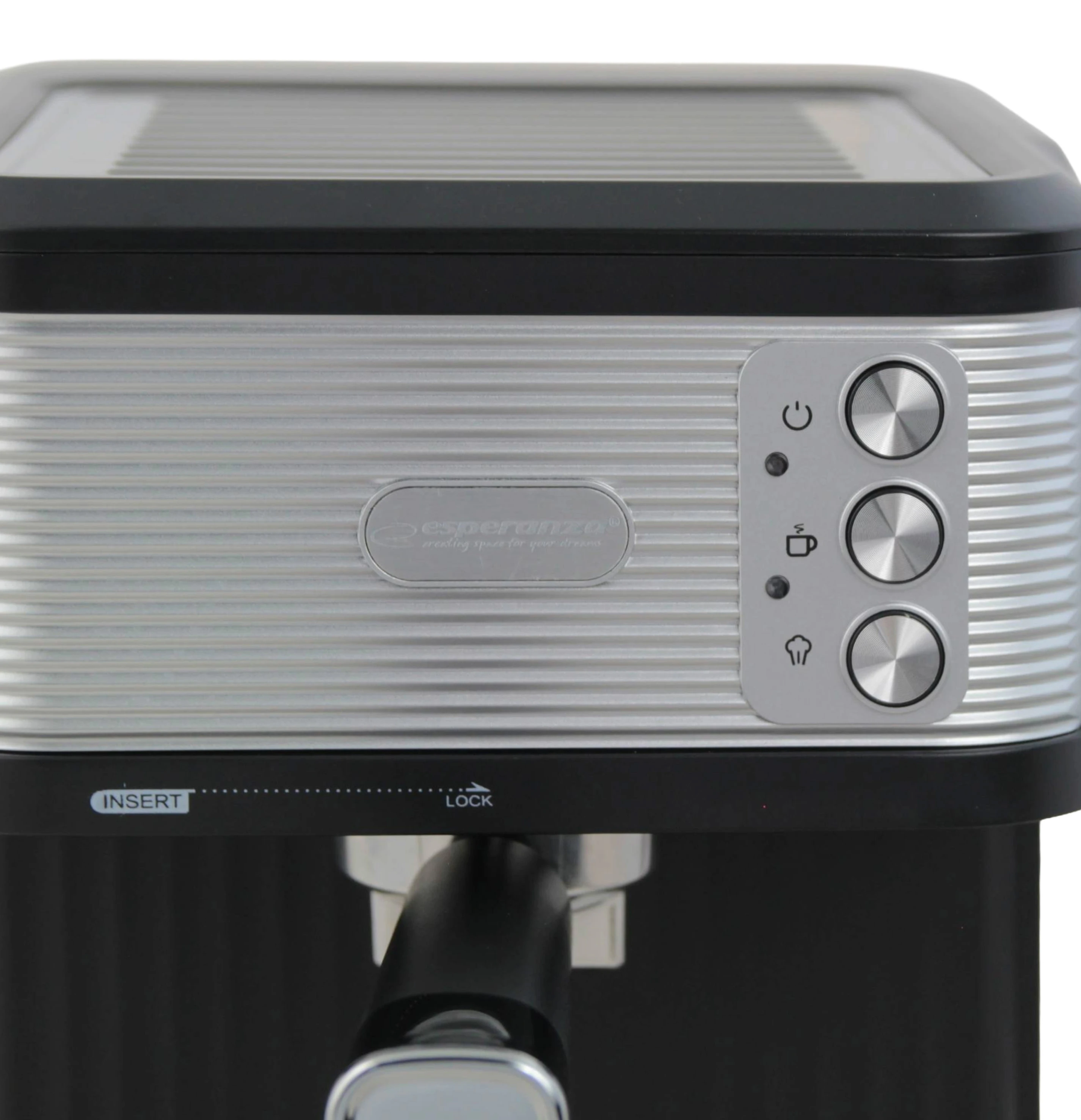 Coffee maker esperanza caturra ekc011, 1,8l, 850w, 20 bar, espresso machine, built-in milk frother for cappuccino and latte, cup-warming system, adjus 5