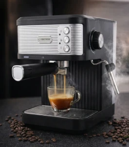 Coffee maker esperanza caturra ekc011, 1,8l, 850w, 20 bar, espresso machine, built-in milk frother for cappuccino and latte, cup-warming system, adjus Thumbnail 9