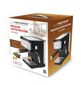 Coffee maker esperanza caturra ekc011, 1,8l, 850w, 20 bar, espresso machine, built-in milk frother for cappuccino and latte, cup-warming system, adjus Thumbnail 11