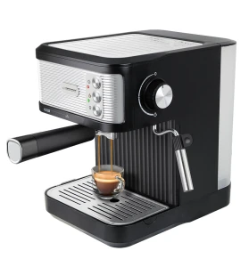 Coffee maker esperanza caturra ekc011, 1,8l, 850w, 20 bar, espresso machine, built-in milk frother for cappuccino and latte, cup-warming system, adjus