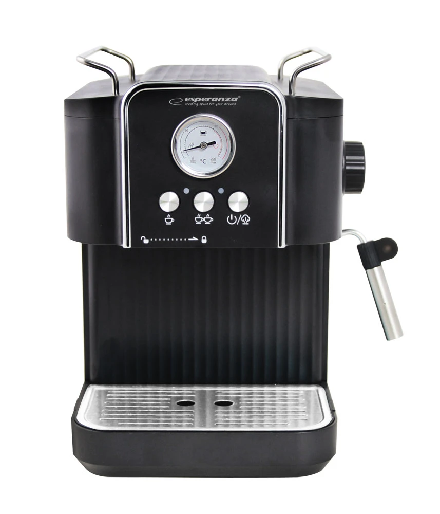 Coffee maker esperanza excelsa ekc010, 1,8l, 850w, 20 bar, espresso machine, built-in milk frother for cappuccino and latte, cup-warming system, tempe 2