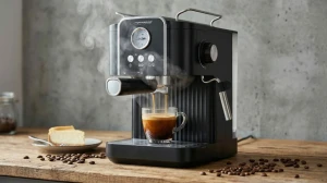 Coffee maker esperanza excelsa ekc010, 1,8l, 850w, 20 bar, espresso machine, built-in milk frother for cappuccino and latte, cup-warming system, tempe Thumbnail 9