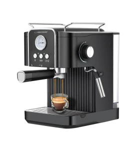 Coffee maker esperanza excelsa ekc010, 1,8l, 850w, 20 bar, espresso machine, built-in milk frother for cappuccino and latte, cup-warming system, tempe