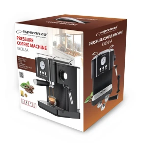 Coffee maker esperanza excelsa ekc010, 1,8l, 850w, 20 bar, espresso machine, built-in milk frother for cappuccino and latte, cup-warming system, tempe Thumbnail 11