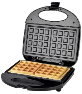 Waffle maker esperanza  blueberry ekt008, 1000w, automatic temperature control, non-stick coating of the heating plates, heat-insulating handle Thumbnail 2