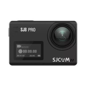 Sjcam action camera sj8 pro, sixaxis gyro stabilizer, waterproof case, 4k60fps, battery: 1200mah, wifi: 5ghz, 2.4ghz, black Thumbnail 1