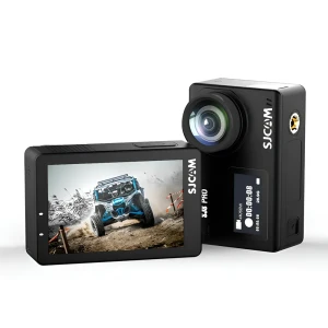 Sjcam action camera sj8 pro, sixaxis gyro stabilizer, waterproof case, 4k60fps, battery: 1200mah, wifi: 5ghz, 2.4ghz, black Thumbnail 3