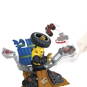 Hot wheels set de joc "mega-wrex versus crushzilla Thumbnail 5