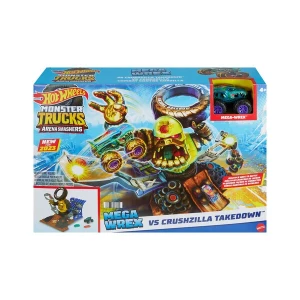 Hot wheels set de joc "mega-wrex versus crushzilla Thumbnail 7