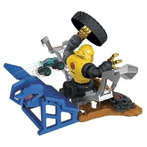 Hot wheels set de joc "mega-wrex versus crushzilla Thumbnail 3