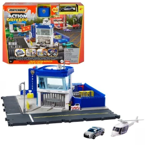 Hot wheels set "dispecerat de poliție" matchbox