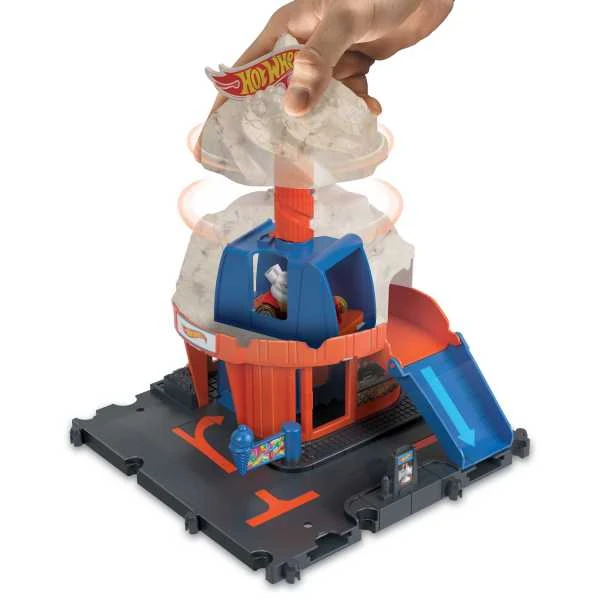 Hot wheels set de joc „vârtej de înghețată în centrul orașului” 6