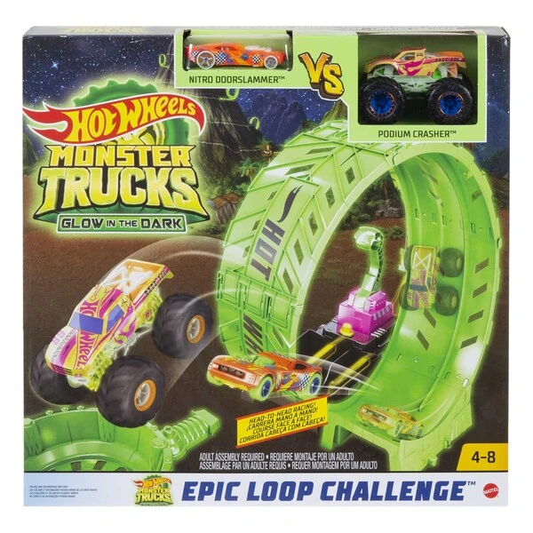 Hot wheels monster truck "provocare epică" set de joc 2