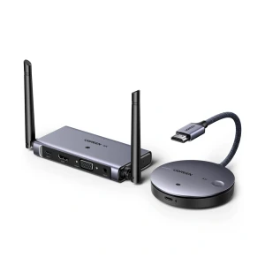 Беспроводной hdmi передатчик и приемник ugreen 50 м (4k@30hz) | cm586