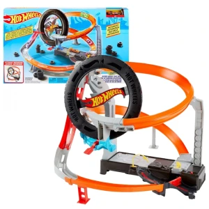 Hot wheels игровой набор гонки в шиномонтажной