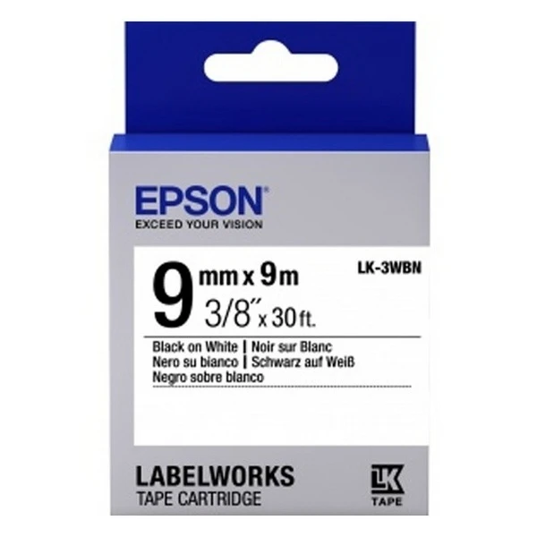  epson lk-3wbn, 9mm x 9m 4