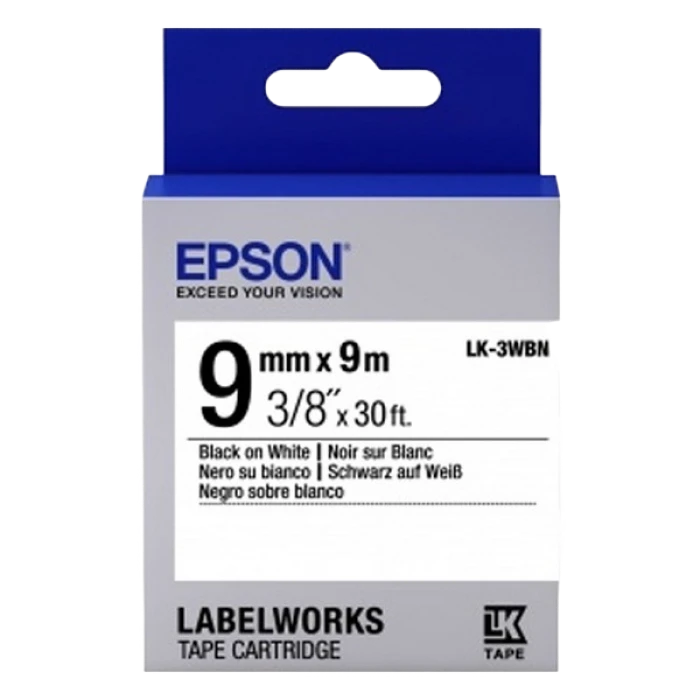  epson lk-3wbn, 9mm x 9m 2