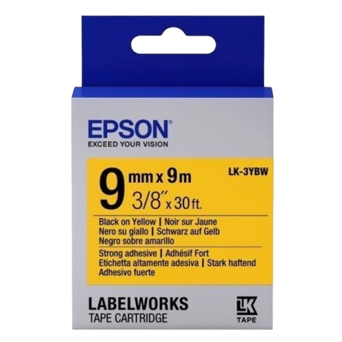  epson lk-3ybw, 9 mm x 9 m 3