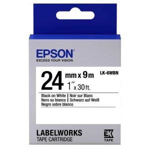 Cartuş de bandă epson lk-6wbn, 24 mm x 9 m Thumbnail 2