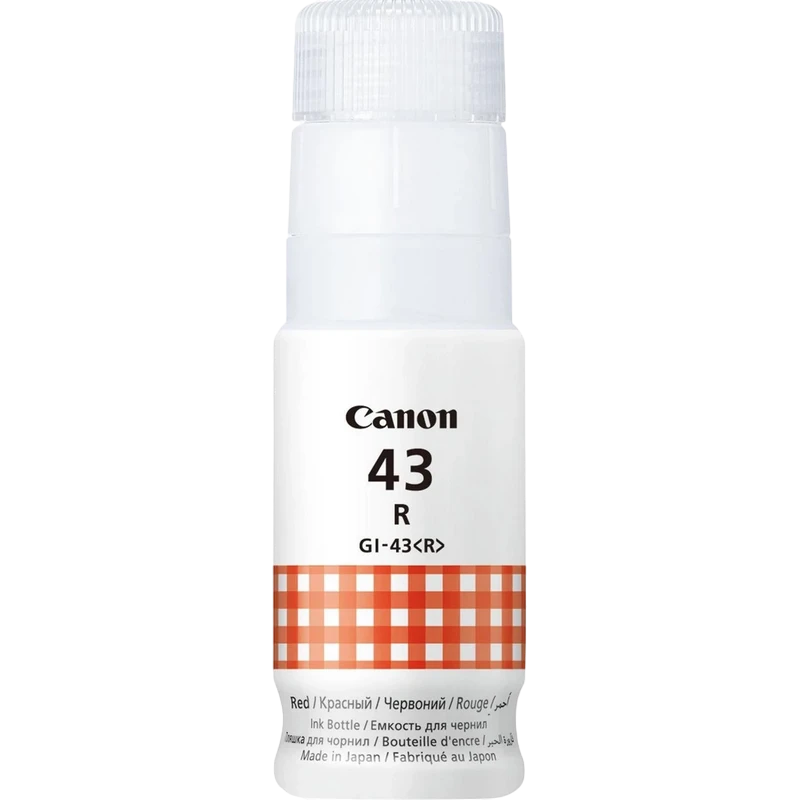 Контейнер с чернилами canon gi-43, 60мл, красный 2