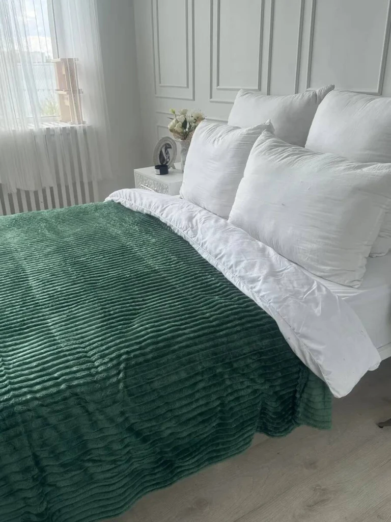 Cuvertura 200x230cm verde închis (ge-3163) 2
