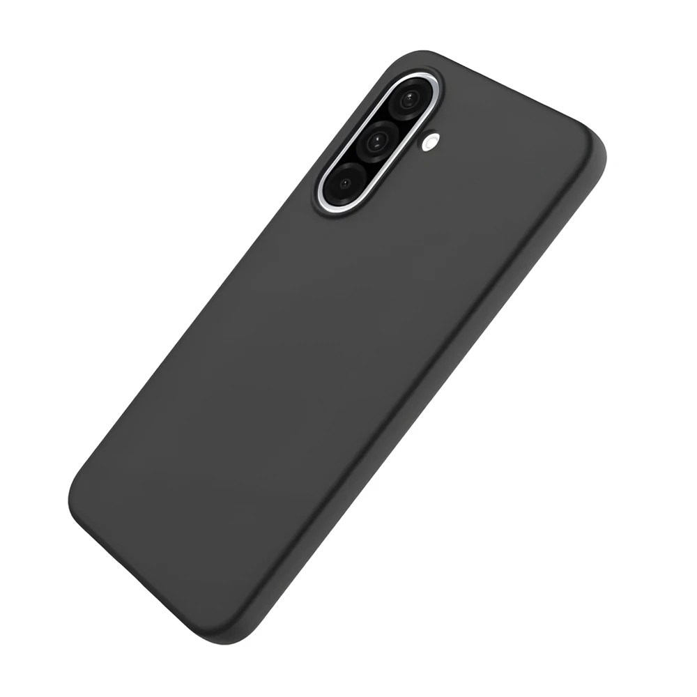 Чехол woo liquid silicone для samsung a37 5g, черный 3