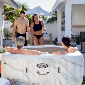 Intex jacuzzi spa gonflabil “calacatta dual zone deluxe”  175x71cm, 795l, 4 persoane Thumbnail 4