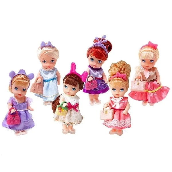 Mini-păpușă cu gentuță (6 modele) 4