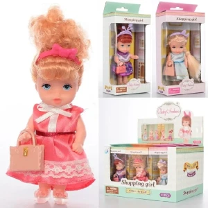 Mini-păpușă cu gentuță (6 modele)