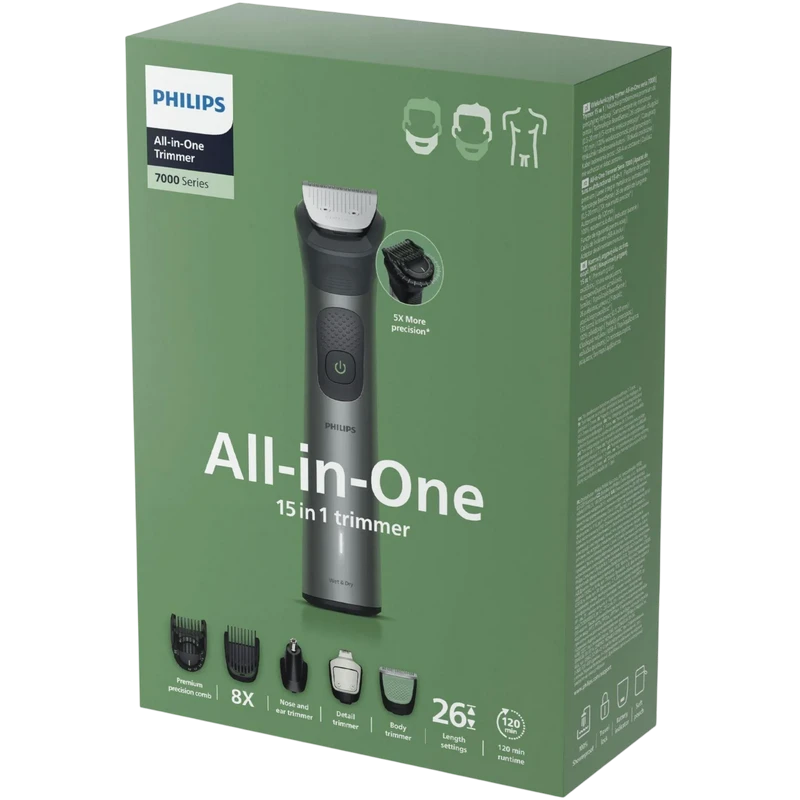 Trimmer pentru bărbați philips mg7935/15, gri 2
