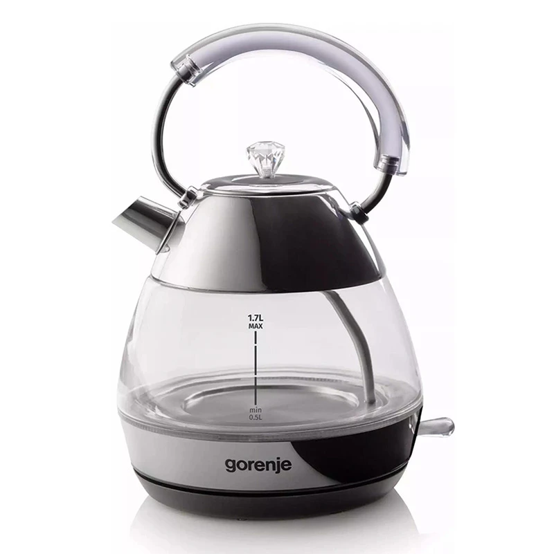 Электрочайник gorenje k17gpd, нержавеющая сталь 3