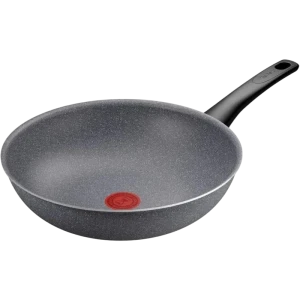 Tigaie wok tefal d4561932, 28cm, gri