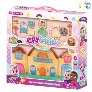 Căsuță cry babies (lumină/sunet)