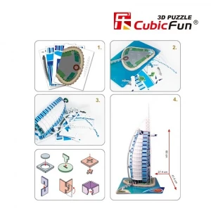 3d пазл burj al arab Thumbnail 5